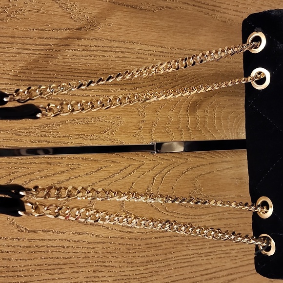 NWT Steve Madden velvet shoulder bag - Picture 6 of 15